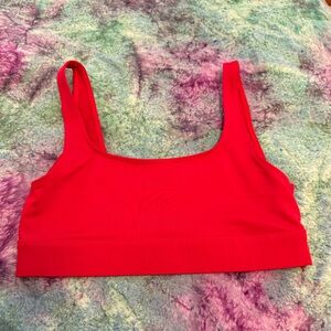 PINK Sports Bra Red Medium